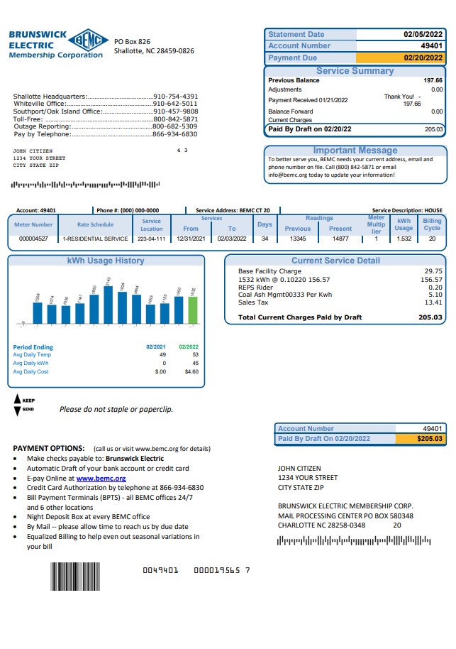  Minol USA business utility bill 